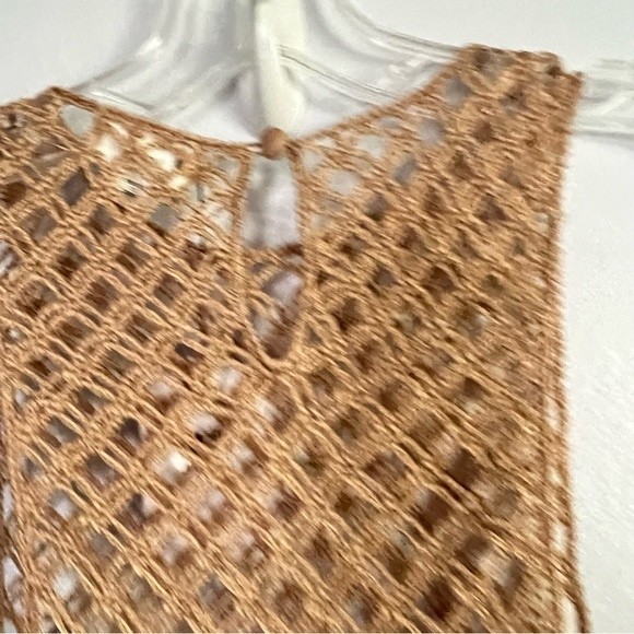 NWT Song Of Style Dani Crochet Fringe Cover Up Dress - XS - Picture 8 of 9